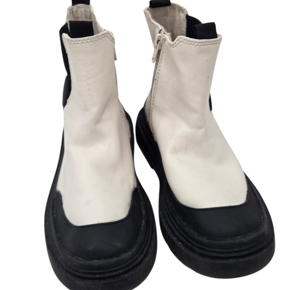 Zara Mickey Mouse Boots Side Zip Platform Lug Sole Size EU 36/US 5.5 Women's - Picture 2 of 15